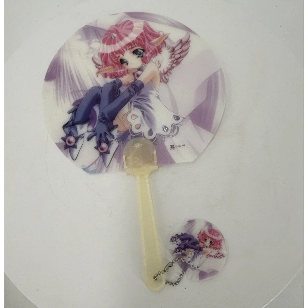 Rare Vtg Plastic Hand Fan From Anime A Little Snow Fairy Sugar-Japan-Collectible